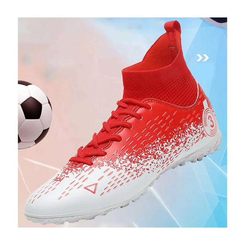 Big Size EU 47 48 US 13 14 Male Soccer Shoes Lightweight Shock Training Professional Turf Football Boots little Kids boy girls