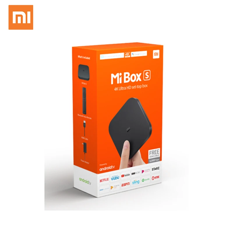 
Global Version Xiaomi Mi TV Box S Smart TV Box S 4K Android 8.1 Internet Tv Set Top Xiaomi Mi Box S 