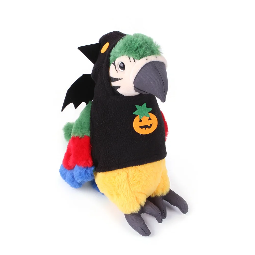 Halloween Bird Clothes Parrot Winter Warm Clothes Hat Flying Suit Halloween Costume For Pet Birds