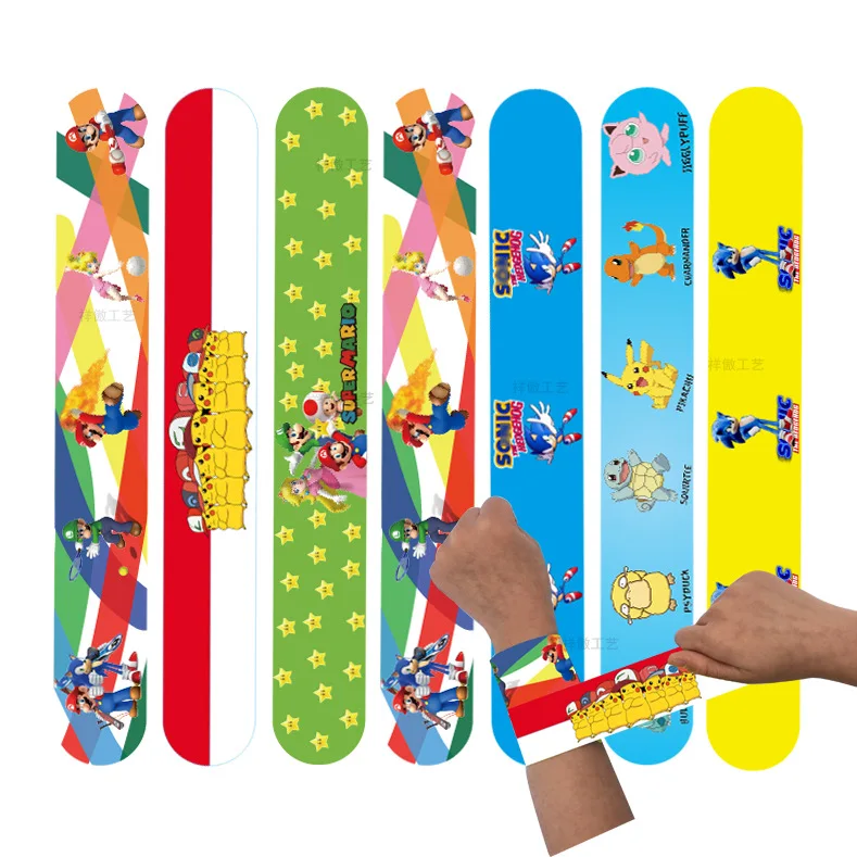 Slap Circle Bracelet Kids Slap Circle Party Wristband Popular Cartoon Bracelet