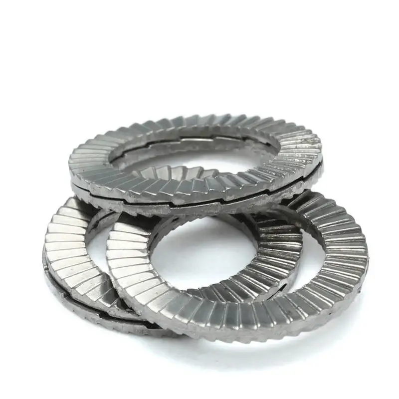DIN25201 Double Stack Shock-Proof Self Locking Washers Tooth Gasket Washer