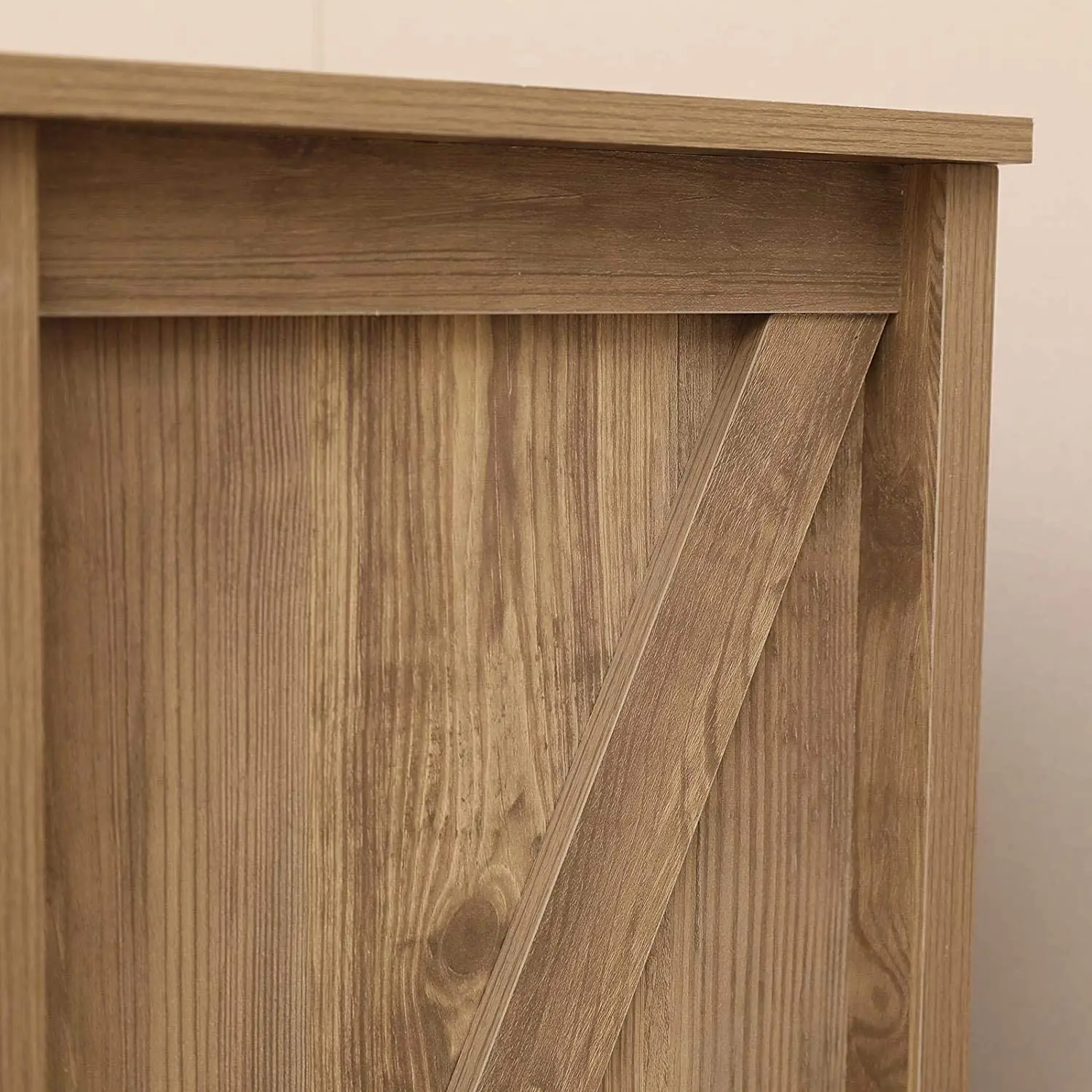 Wood Entertainment Center Media Console Fireplace Farmhouse TV Stand for 65 Inch