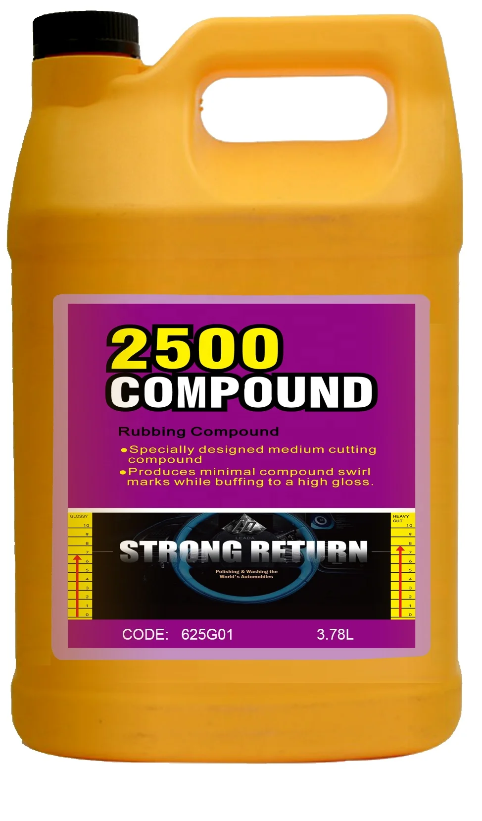 2500# Wholesaler Water Based Detailing Car Care  Rubbing Compound,Premium Rubbing Compound