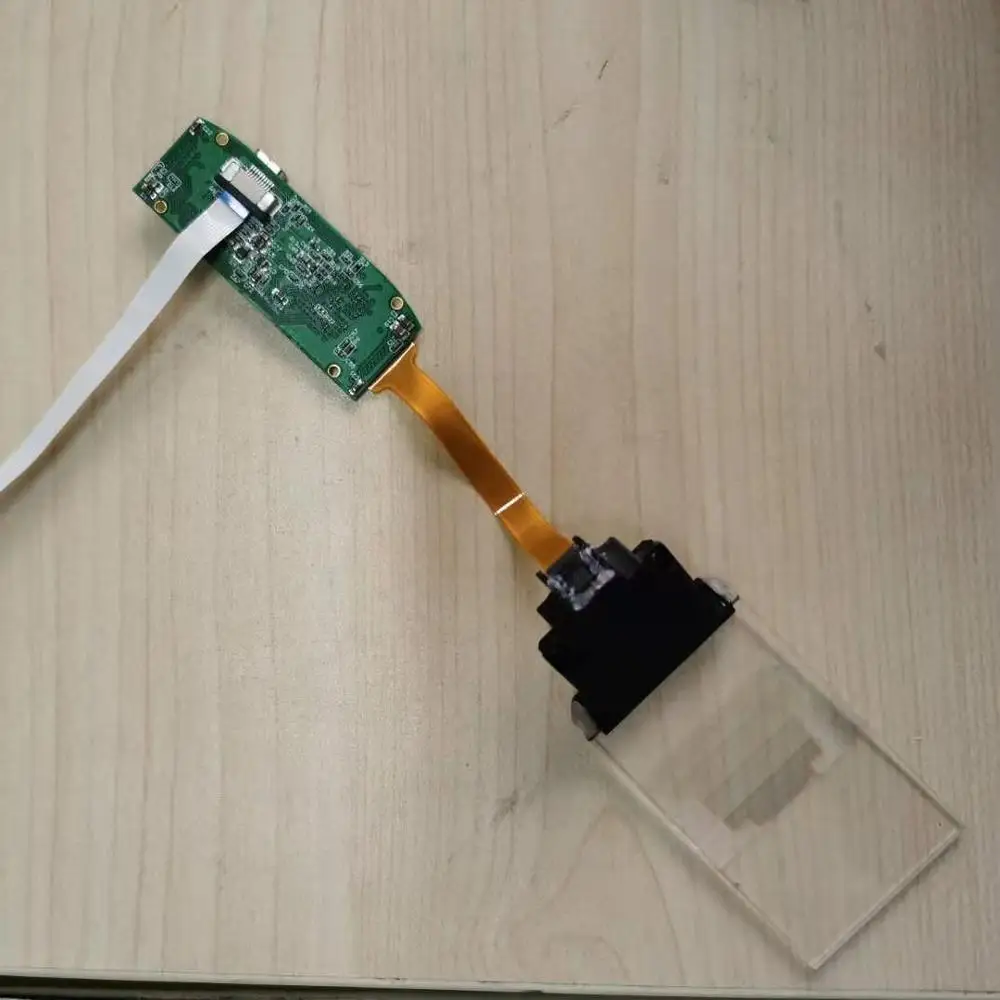 Модуль оптического волновода с прозрачным oled-экраном