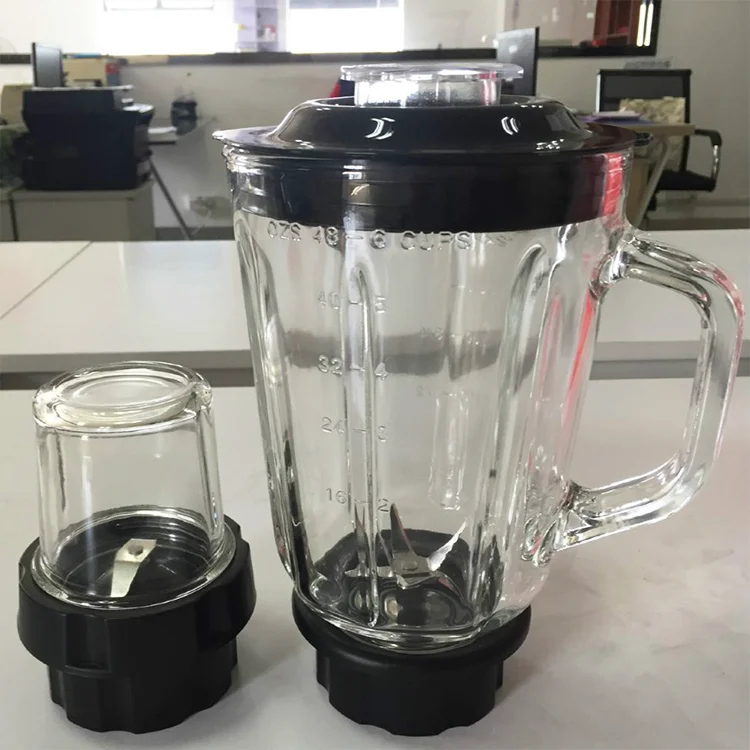 Juicer Blender Electric Smoothie Maker Fruit and Vegetable Grinding Machine Mixing Knife Hot Stainless Steel with Four-page 3D