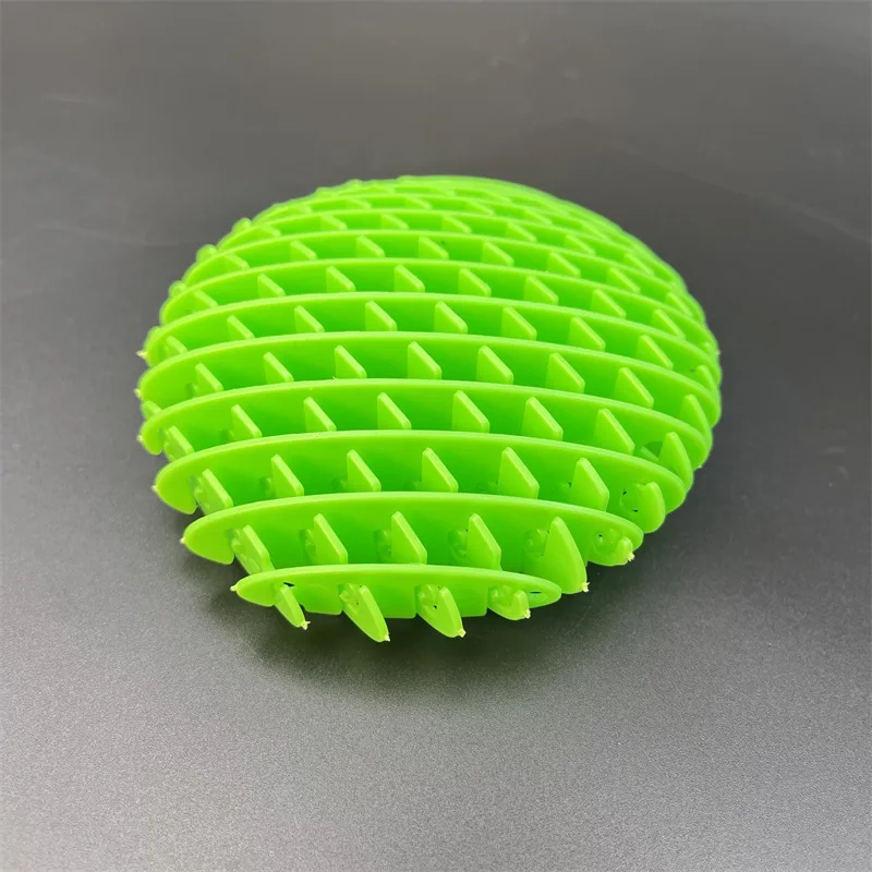 2024 new elastic worm fidget Multiple Colors 3D Printing Fidget Toys 4 inches Plastic Stretch Squeeze Fidget Worm Toy