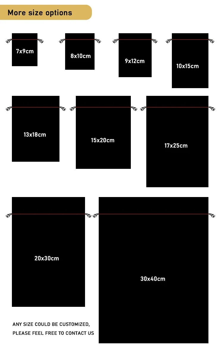 Custom Logo Soft Smooth Velvet Bag Drawstring Storage Bunches Small Cloth Bag Flannelette Packing Bag