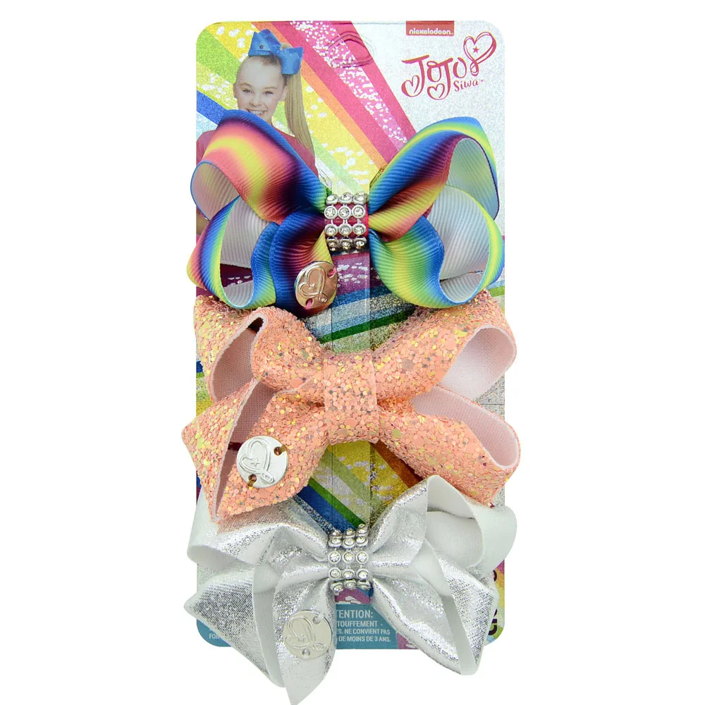 
Fancy Color Girls hair accessories Clips Ribbon Hair Bows Hairpins for student Gradient Rainbow Tie Dye Hair Clips 