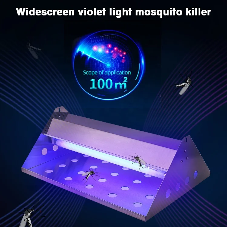 Household Uv Fluorescent Light Anti Mosquito Trap Lighting 20w 40w Electric Mosquito Killer Lamp Pest Control Uv Lamp