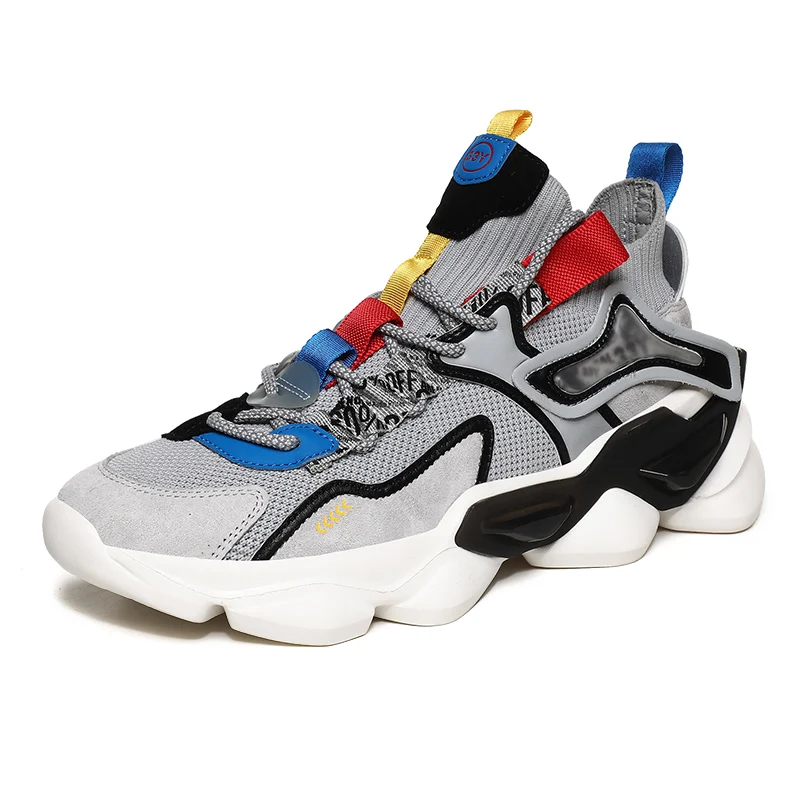 Лидер продаж, фабрика Jinjiang, оптовая продажа, вязаные, замшевые, верхние, светоотражающие шнурки, мужские модные кроссовки, теннисная обувь для мужчин