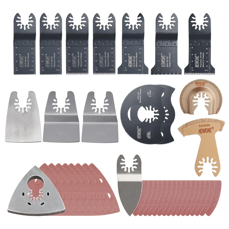 NEWONE K66 Quick-release HCS/Japan-tooth/Bi-metal Oscillating Tool Multi-function tool saw blades Renovator Trimmer blades