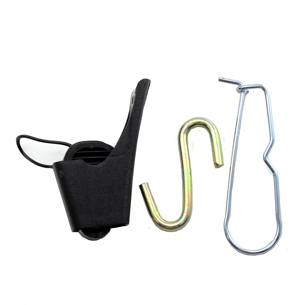 Adjustable Nylon Fiber Optical plastic Drop Cable Clamp For pole line Telecom ftth with hook