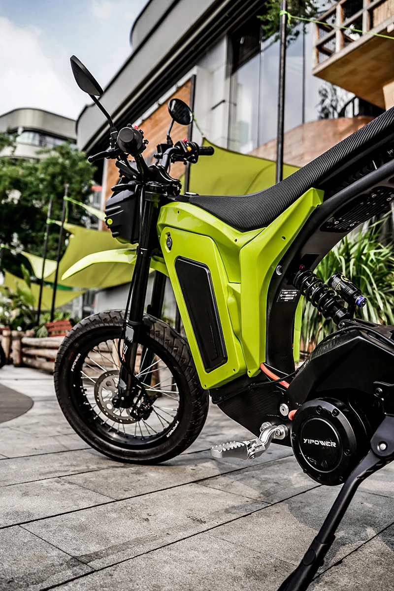 Factory Price Central Motor Electric Racing Motorcycle Dirt E-Bike 320Nm Torque With 72V45Ah Lithium Battery Wholesale