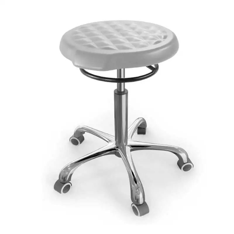 Hi5 Brand wholesale laboratory stool adjust height hydraulic tattoo workshop rolling swivel stool anti-static stool with wheels