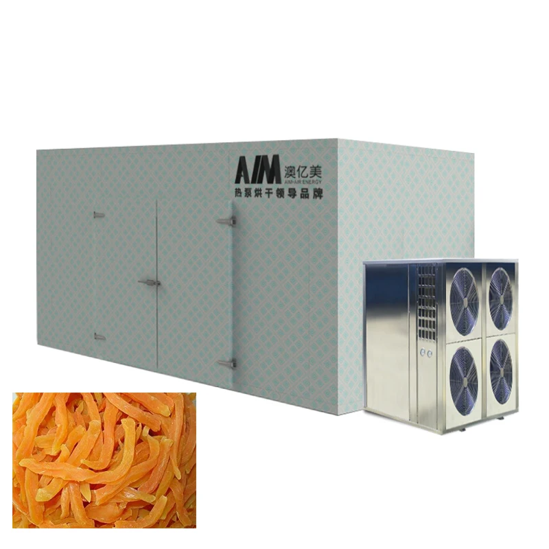 AIM Heat Pump Energy Saving Room Type Sweet Potato Chips Moringa Leaf Cassava Drying Machine