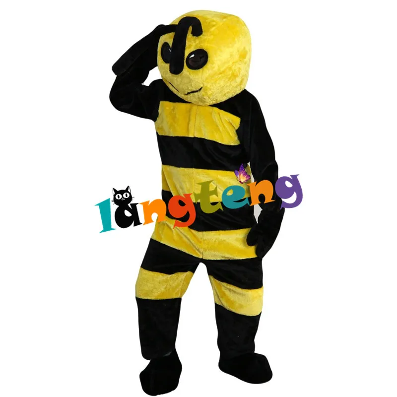 531 Cartoon Halloween Cosplay Party Christmas Yellow Bee Mascot Costumes