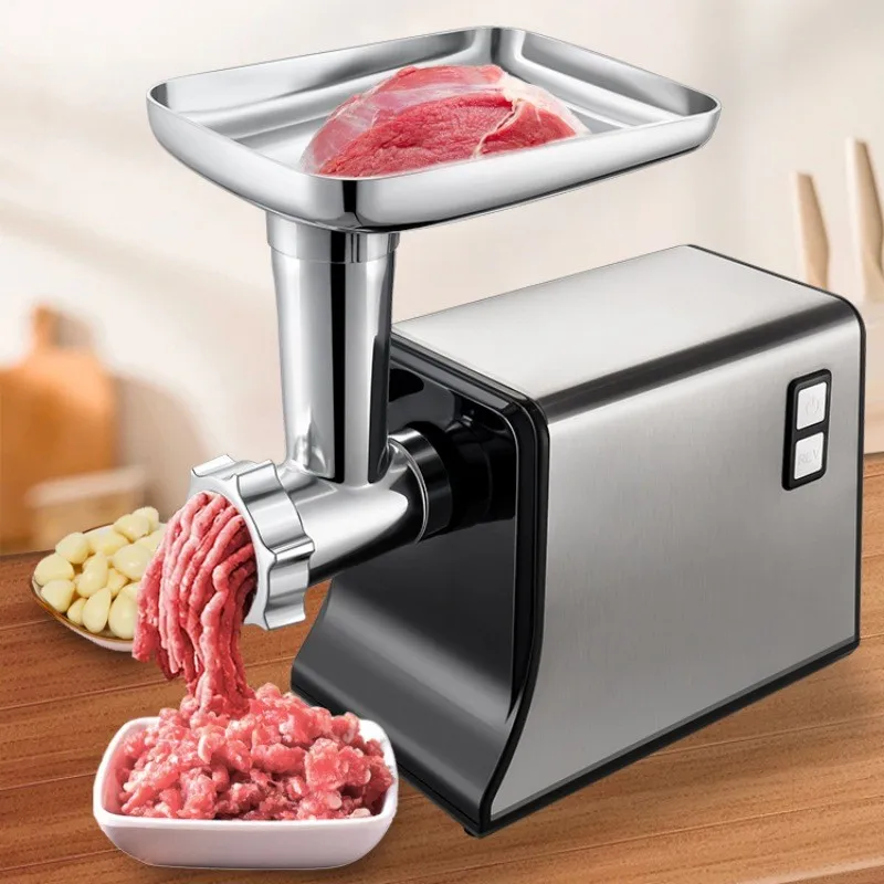 Commercial Best Quality Household Kitchen  Smart Meat Grinders Electric Stainless Steel Minced Automatic Meat Grinder