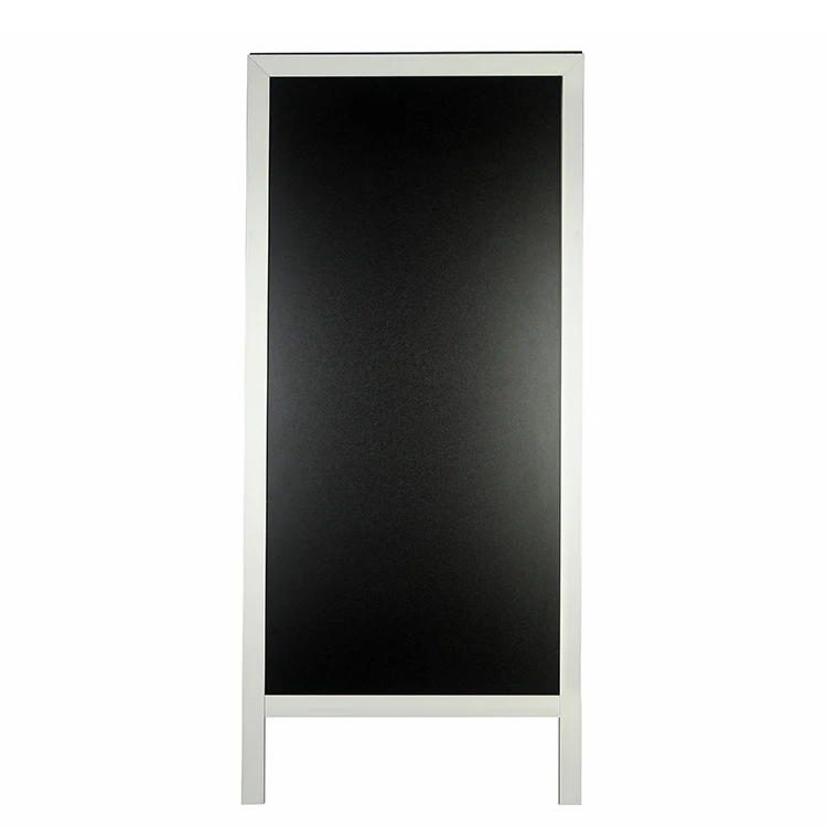 
Notice Board Magnetic Aluminum Frame Custom Logo Writing Alloy Chalboard Paint Folding Double Sided Rectangle Shape 