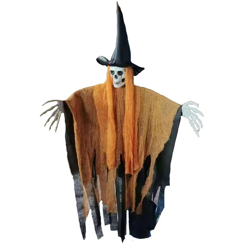 Party Wall Decorations Halloween Hanging Ghosts Scary Witches Ghost Festival Ornaments Haunted House Decorations Halloween Props