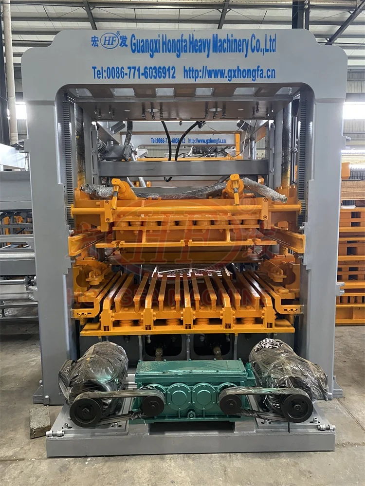 Хонгфа HFB5220A оборудование для производства кирпича изменить форму простота в эксплуатации машина формовки блоков