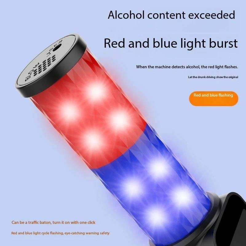 2024 New Item Fast Checking Pump Suction Consumer Alcohol Tester Portable Digital Screen Breath Alcohol Tester