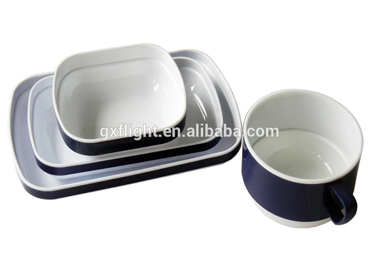 Airline Catering Reusable Dinnerware Salad Bowl