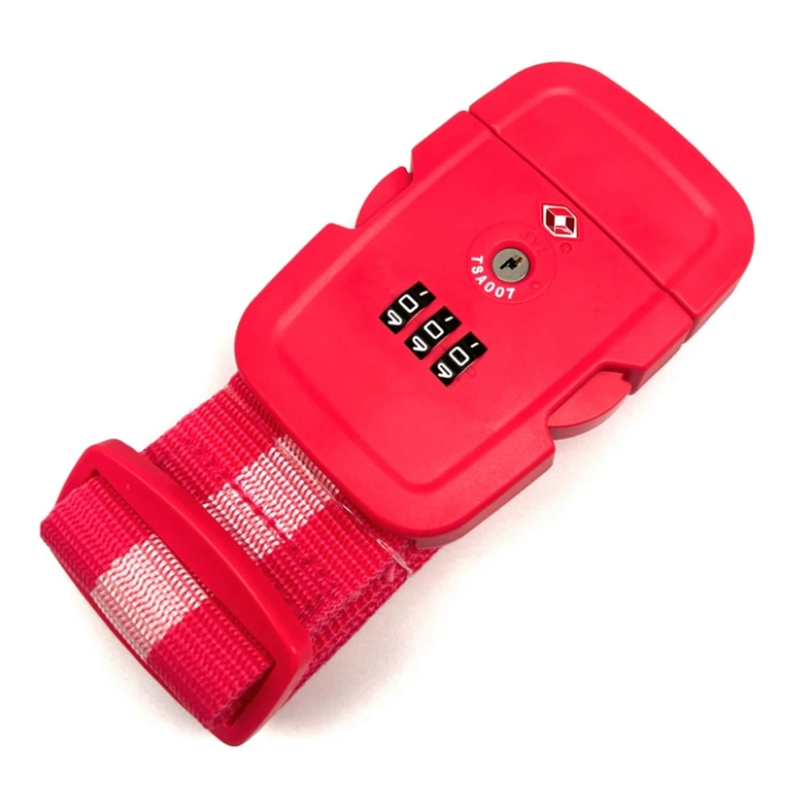 JYL Factory Wholesale Tsa Lock Strap For Suitcases With Adjustable Security And Keyed Lock