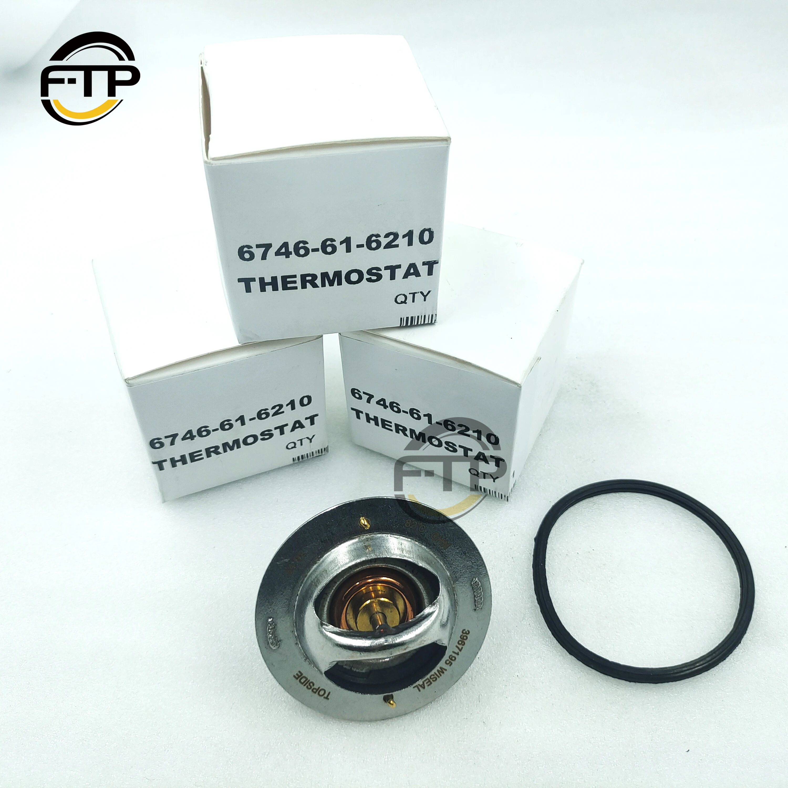Construction machinery spare parts engine thermostat 600-421-6120 for engine 4d94 4d95 6d95 2d94
