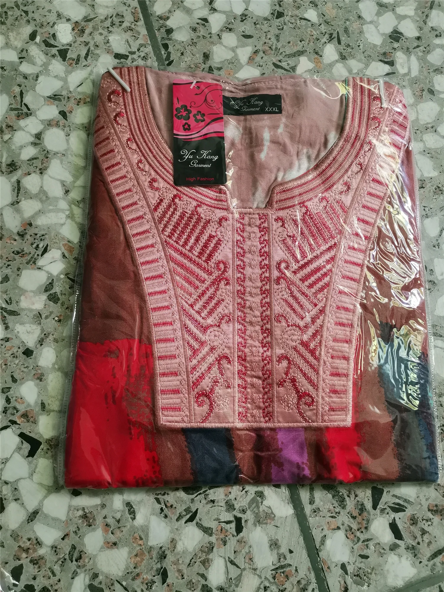 Latest cute colorful casual gown fashion maxi dress Middle East arab robe for women