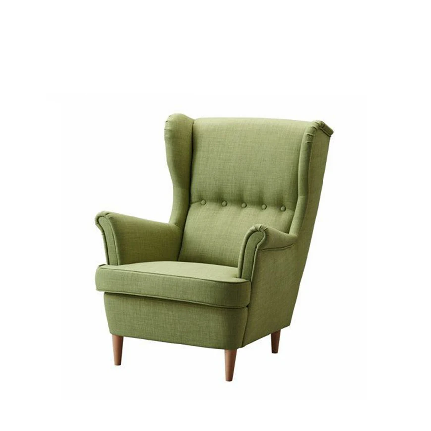 Nordic modern simple apartment Restaurant living room furniture velvet fabric high backrest luxury dining room armrest chair