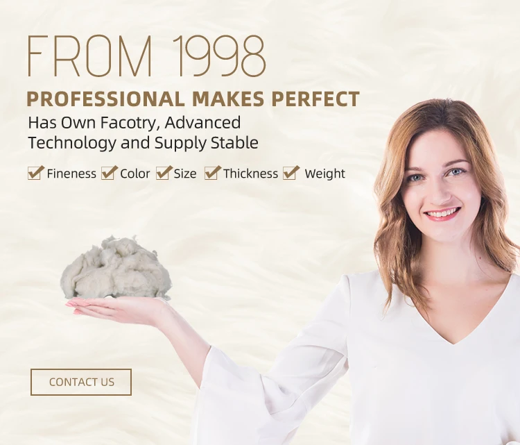 Sheep Wool Noils Carded Wool Waste 28-32+mic With Wholesale Price