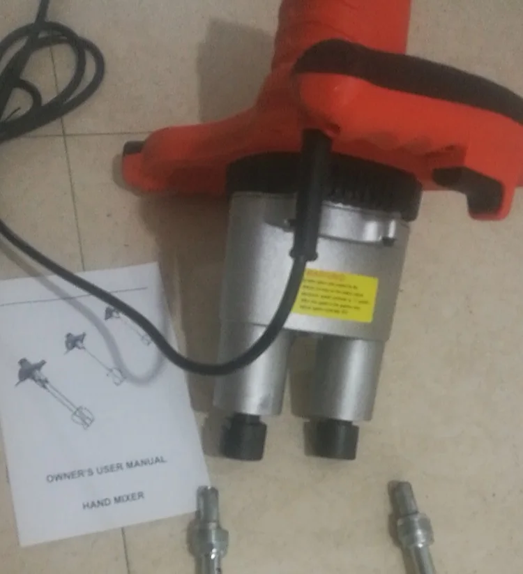 Electric Plaster Cement Adhesive Render Paint Drywall Mortar Mixer Tool