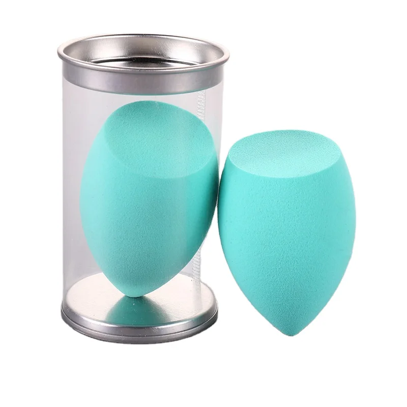 Laser Your Logo Beauty Sponges Makeup Sponges Green Makeup Tube With Sponge