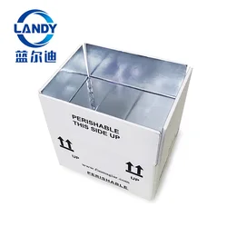 Frozen fresh fish paper packaging shipping fish box overnight in hot weather