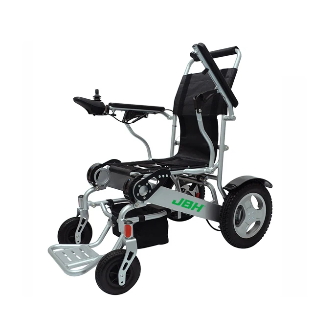 Foldable Portable Aluminum Alloy 4 wheel lift up power electric wheelchair lightweight mobility scooters CHINA JBH FACTORY D09