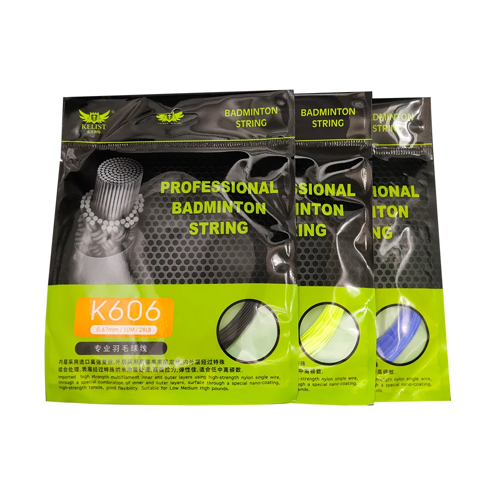 High Durable Badminton Racket String Manufacturer KT606 10m Badminton String