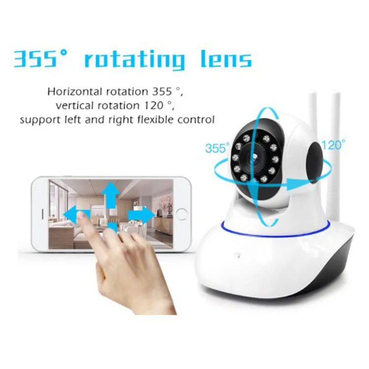 New Vision Pan/Tilt/Zoom Mini Camera WiFi Home Security Surveillance Indoor CCTV Wireless IP Camera