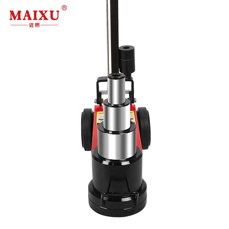 3-stage 15/30/60ton Truck repair tools pneumatic hydraulic air floor jack chrome folded type