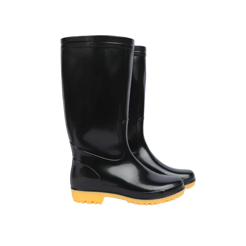 Waterproof Rubber Wellington Rain Boots, Wholesale PVC Gum Boots for Industry, Fishing Men & Women Manufacturer