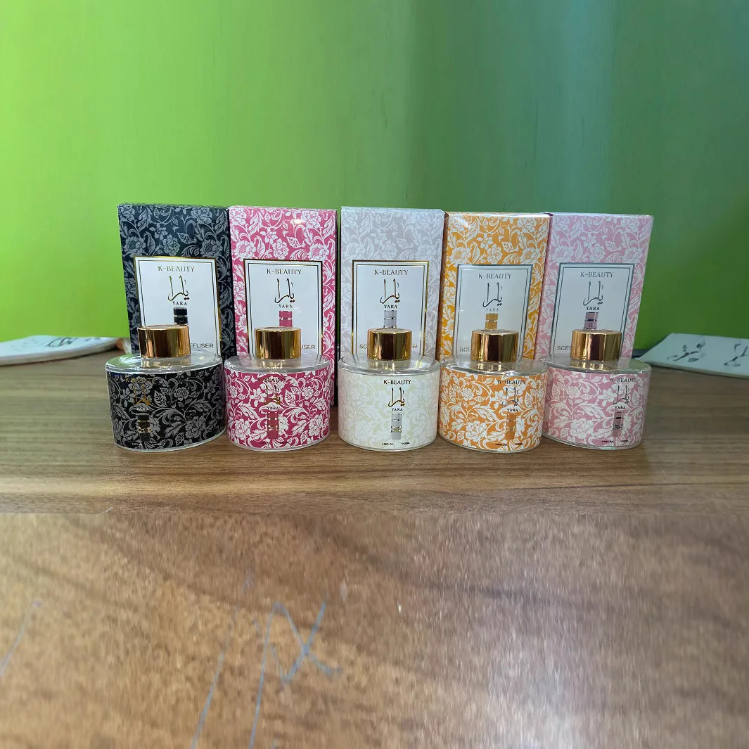 Lattafa Perfume Yara 120ml Home Reed Diffuser Set Long Lasting Lavender Scent Air Freshener