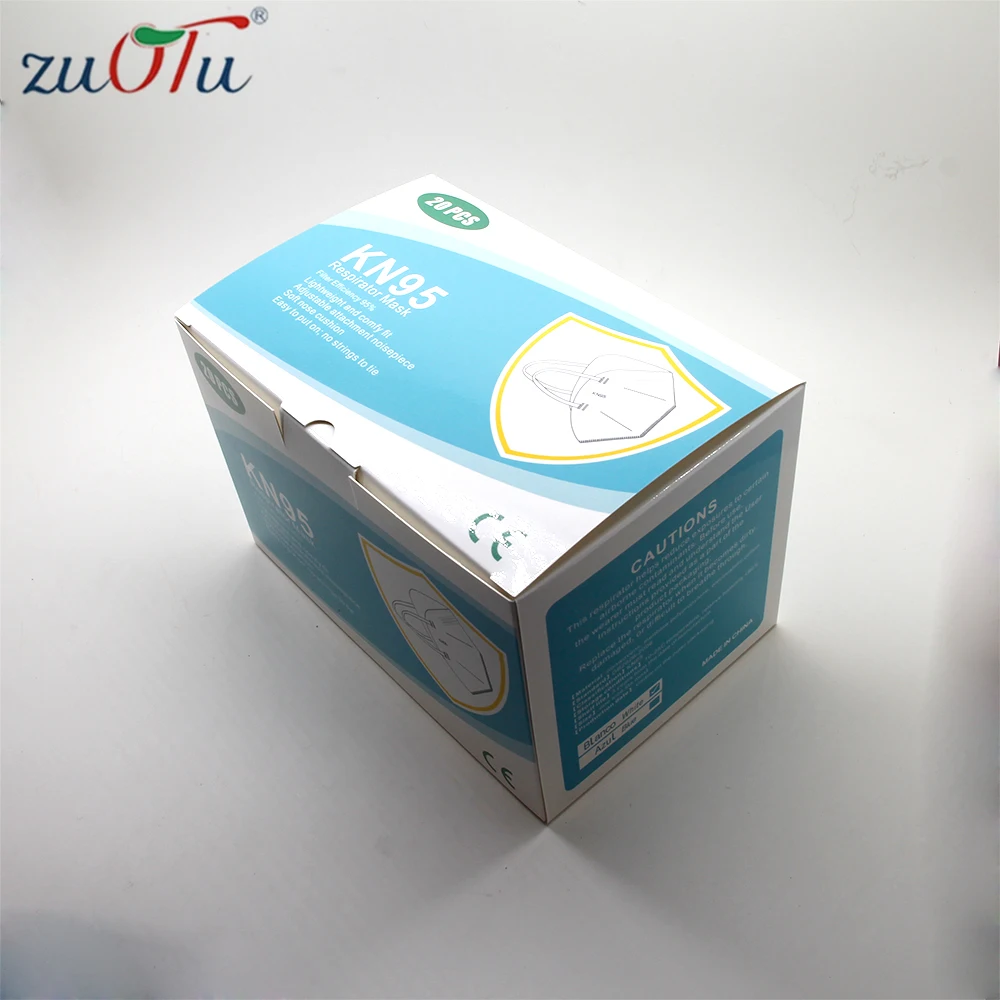 
Tissue Package Mask Makes Up N95 KN95 surgical glove Cotton Pad Packing Cardboard Paper face mask packaging box 