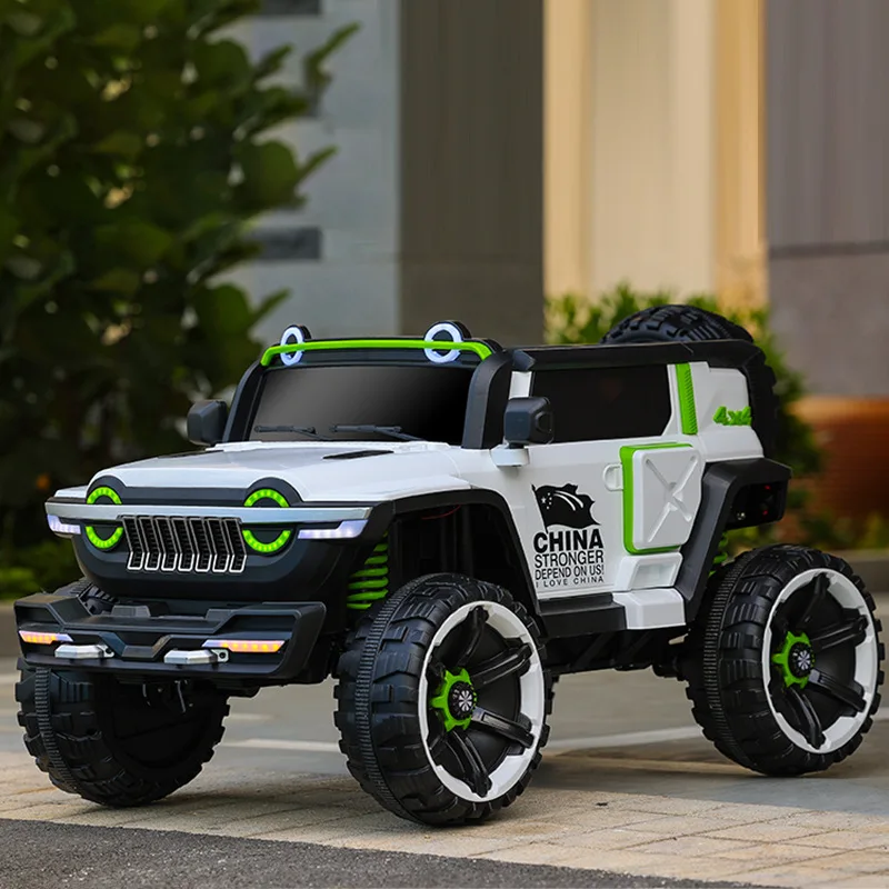 Kids electric toy cars 12 v all wheel drive battery operated baby ride on electrical toy car Mp3