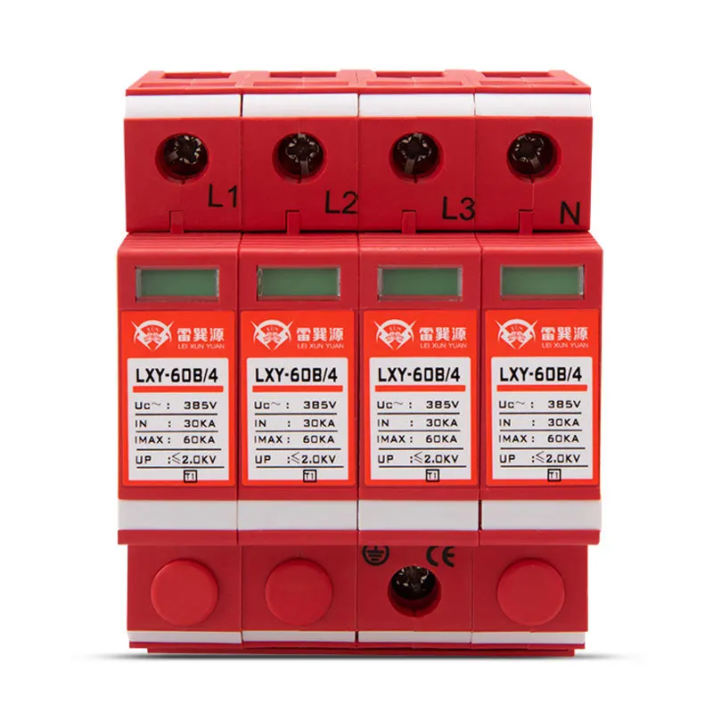 Surge Protective Device Type Three Phase Surge Protection Device Plastic Parts Surge Protector Dc 220v Spd