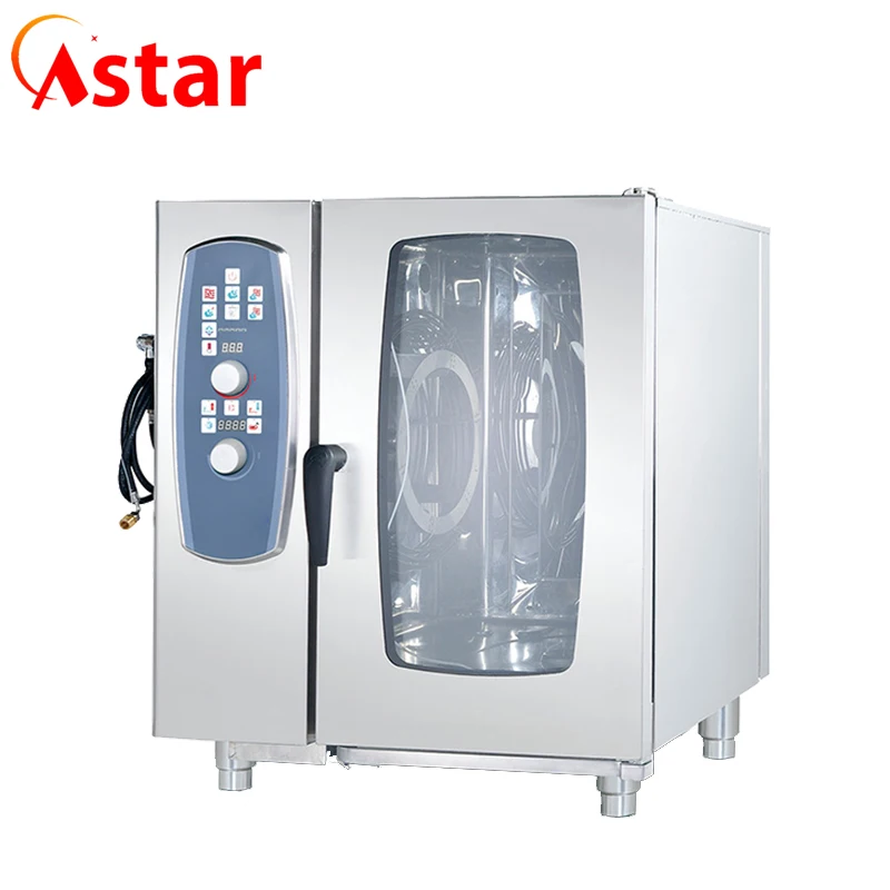 Astar оборудование для кухни ресторана применение Мануэля/цифровое управление 6 слоев коммерческий электро-Combi Паровая Печь