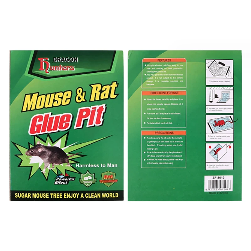 Customized Glue Trap Adhesive Mice Mouse Board Super Sticky Adhesive Mouse Glue Board Trap