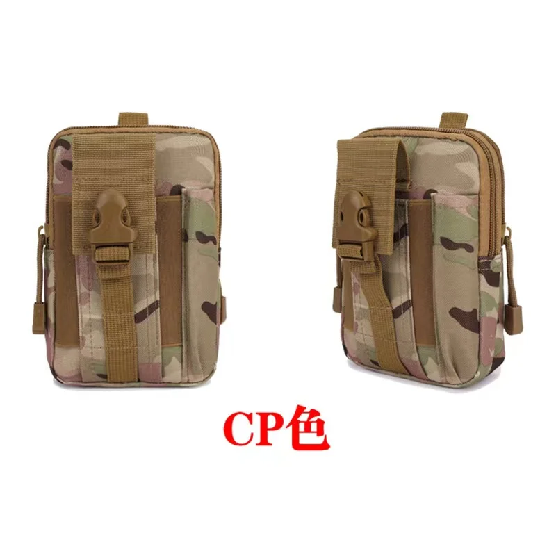 Outdoor Multifunctional Mobile Phone Waist Bag Outdoor Sports  Tactical Molle Pouch with Snap Button