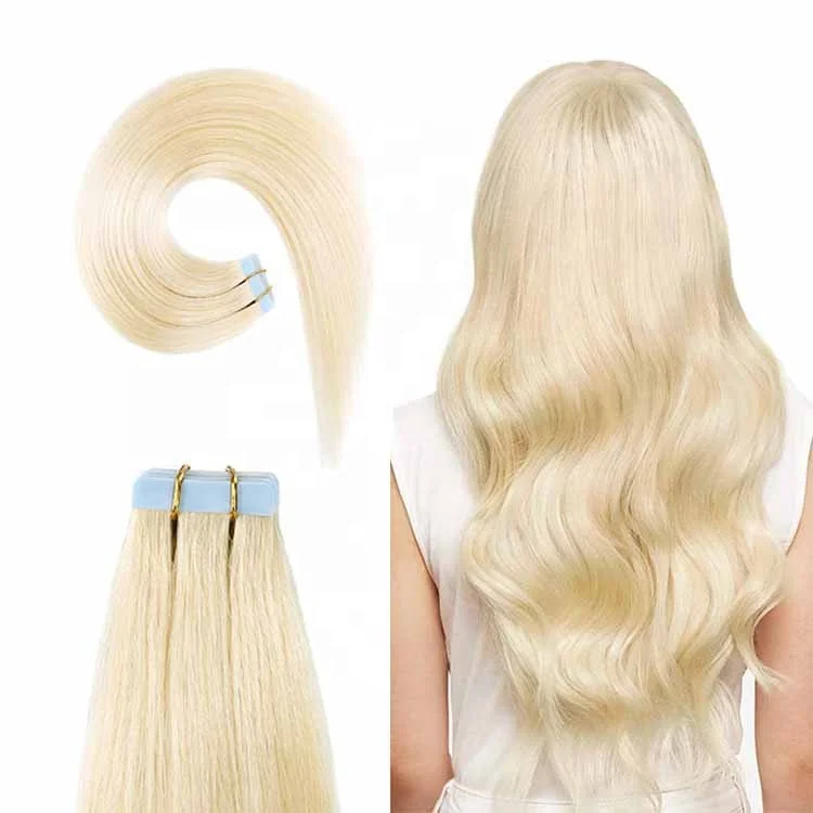 2024 Hot selling Products Natural Black Color 50g per Bundle 2.5g per Strand Double Drawn Tape in Human Hair Balayage Color