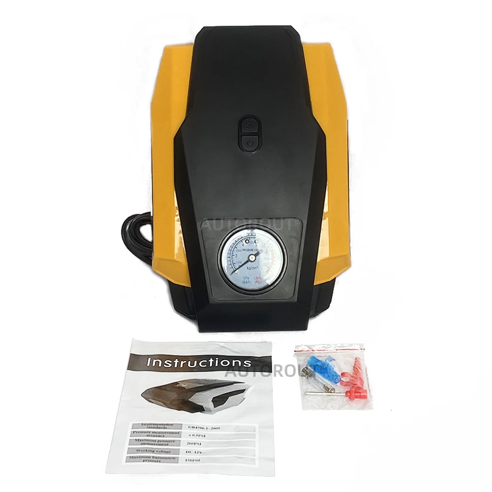 dc 12v  150psi plastic air compressor digital mini small tyre inflator  air compressor