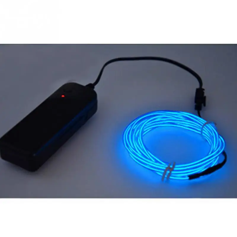 Multi-Color USB 5M Flexible LED Car Neon Decorative Light Halloween Holiday Bright Glowing EL Wire