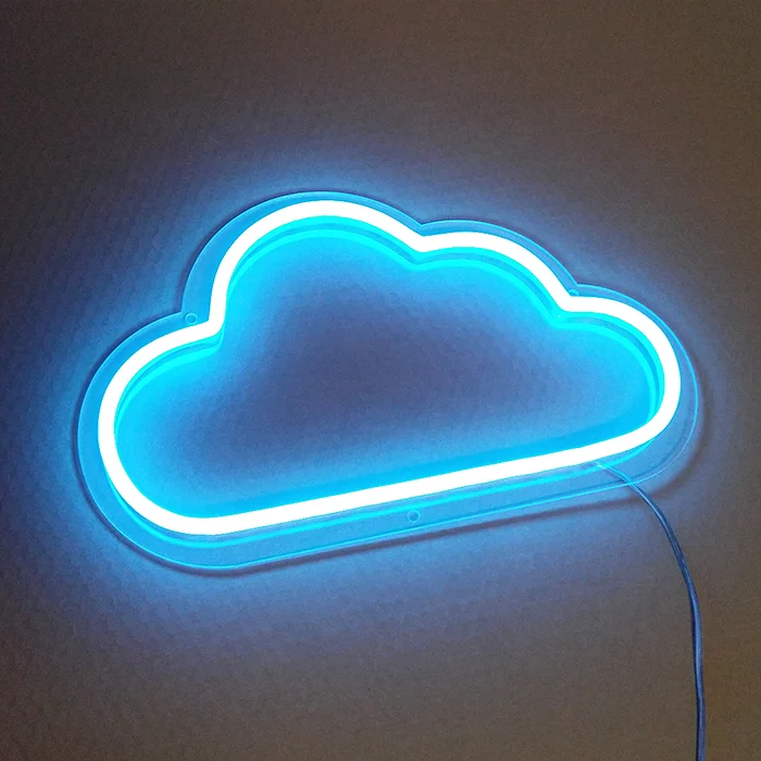 Custom LED Neon Sign Weather LED Light neon rain and clouds sign light neon